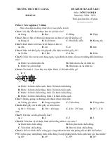 Đề thi Giữa kì 1 Công nghệ 8 năm 2024-2025 trường THCS Đức Giang (Hà Nội)